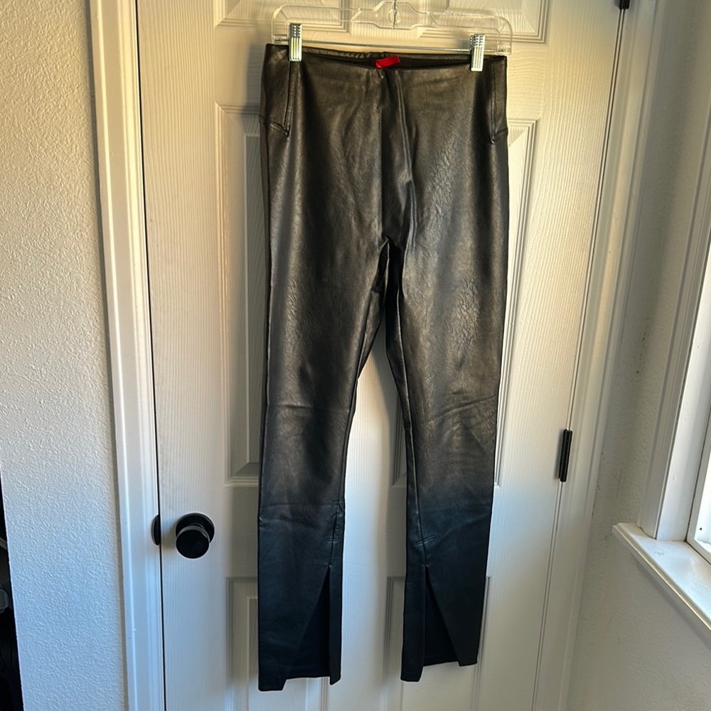 Spanx Black Split-Hem Leggings